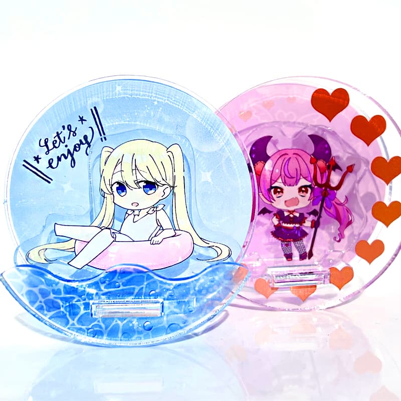 ゆれるアクスタオリジナル特別デザイン申請特許写真イラスト作成制作製作オリジナルオーダー